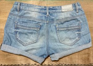 DENIM SHORTS (Blue)