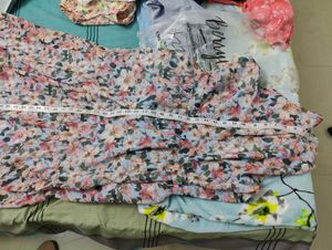 Faballey Floral Maxi Dress
