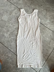 White Bodycon Midi Dress