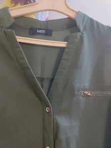 Olive Green Dress