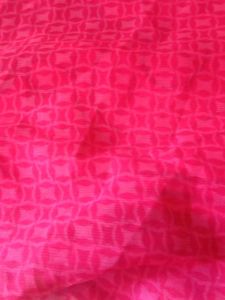 Pink Floral Print  - new Saree