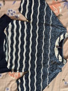 Striped Detail Top (new Condition)