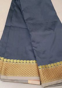 Elegant Grey Saree