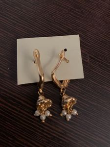 Golden Diamond Jhumka