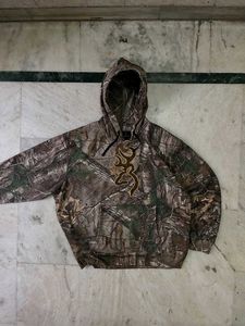 Camouflage Print Hoodie