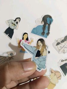 Cute Aesthetic Girl Stickers💗 🎀💙🦋✨️