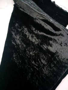 Elegant Black Velvet Fabric