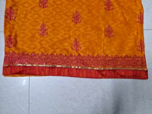 Mustard Yellow Kurti With Dupatta