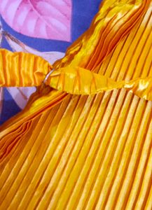 Yellow Golden Kaftan Set