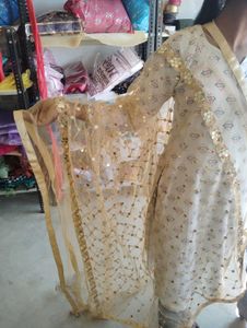 Gold Embellished Dupatta