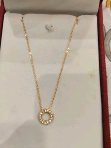 Elegant Circle Pendant Necklace