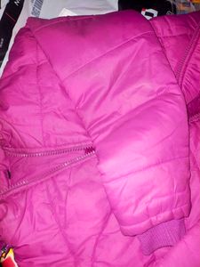 Majanta Colour Puffy Jacket 🧥 For Girls