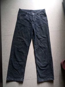 Wide Leg Black Jeans