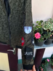 Trendy Camo Bomber Jacket