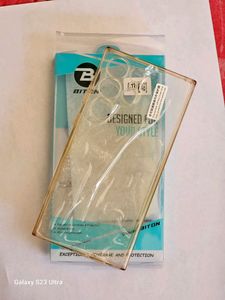 Samsung 23 Ultra CC Transparent Silicon Back Cover