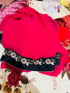 Elegant Pink Saree new with tag