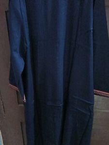 BrandNew ElegantNavyBlueEmbroidered Kurta+Patiala
