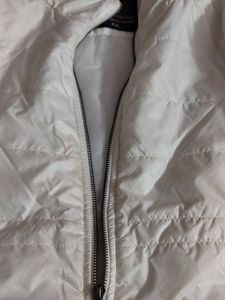 Stylish White Puffer Jacket