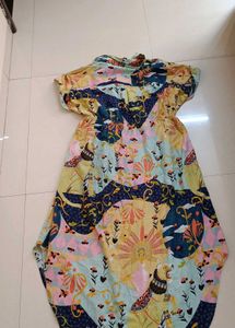 Floral Maternity Midi Dress Used Rarely Women XL