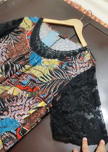 Multi Printed Top For Girl Or Women 44 Bust