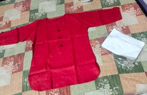 Red short kurti