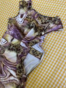Stretchy Abstract Print Dress Just 34 Waist 30