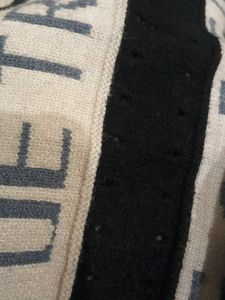 Striped &#34;Pas De Trios&#34; Sweater