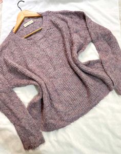 Lavender Knit Sweater D