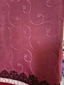 Beautiful Mave-Maroon Garden Silk Saree Wid Blouse