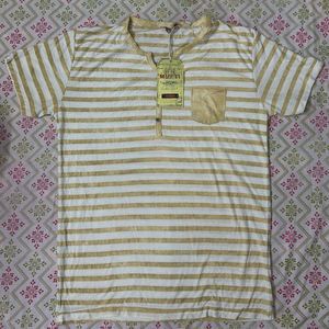 Striped Henley Tee