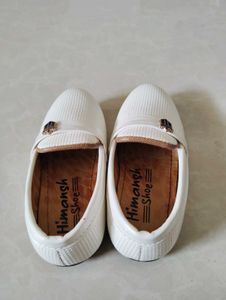 White Himansh Shoes