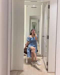 Pretty Summer Floral Blue Dress 🩵