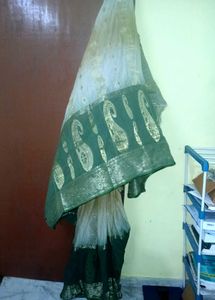 Green And Beige Saari