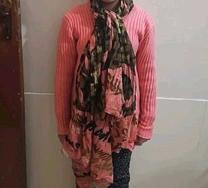Beautiful Winter Cardigon Wid Duppata