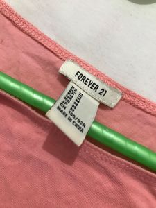 Forever 21 Baby Pink Cropped Top Bust 32