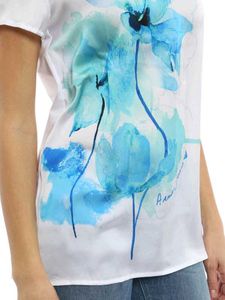 ARMANI JEANS SILK PANEL TSHIRT