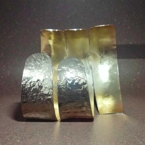 Gold Tone Cuff Bracelet