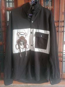 Cute Bear Patch Jacket