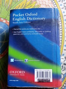Pocket Oxford English Dictionary