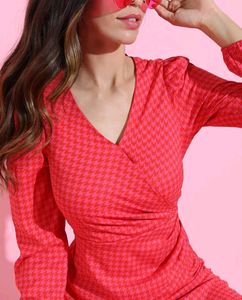 Tokyo talkies Red Bodycon Dress