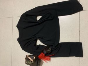 Simple Black Daily Wear Top