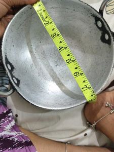 Small Size Pure Aluminium Kadai