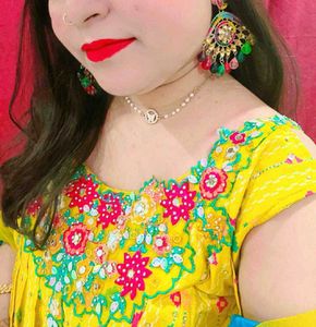 Elegant Yellow Ethnic Gown