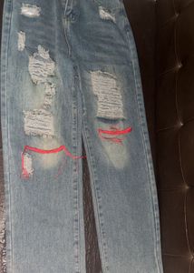 Y2k relaxed fit highly washed jeans