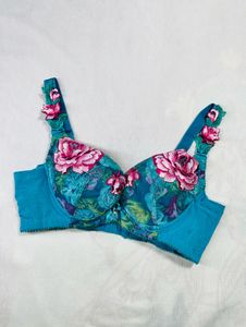 Floral Applique Bra