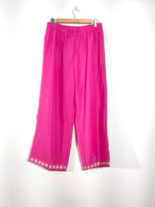 Polyester pink Kurti Set(Women)