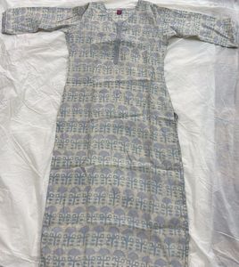 Light Blue Sequin Kurti