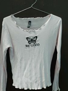 Stretchable Fitted Pink Top Very Soft