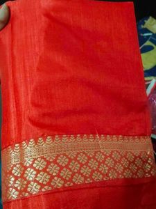 New Red Pooja Saree