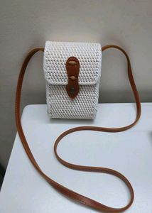 Woven Crossbody Bag(new)